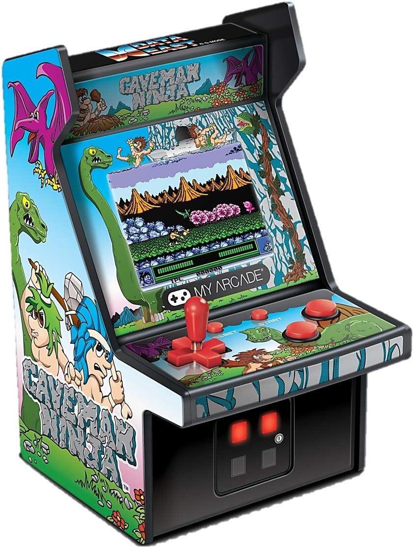 6" Collectible Retro Caveman Ninja Micro Player (Electronic Games)