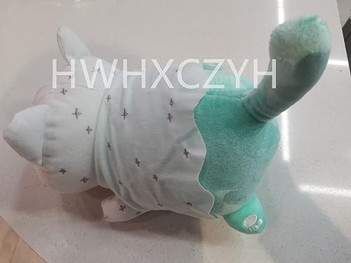 Miniatura 9 de Encantador peluche Kawaii de gato brillante  Animal de peluche ultrasuave de 9.8 in  Estilo de anime deslumbrante  Blanco nevado  perfecto amigo