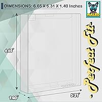 Vista 5 de MALKO Estuche Protector de Exhibición Hot Wheels para Coches Diecast de Tarjetas Premium - Paquete de 10 Requiere Ensamblaje