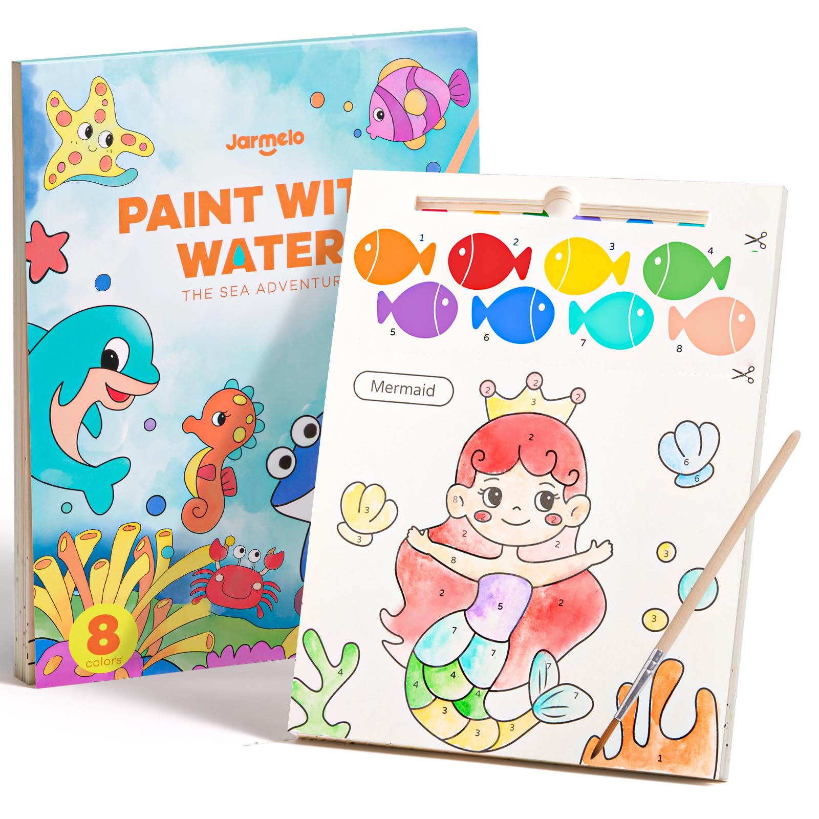 Toddler Dinosaur Paint with Water Books - Mess-Free Fun -12