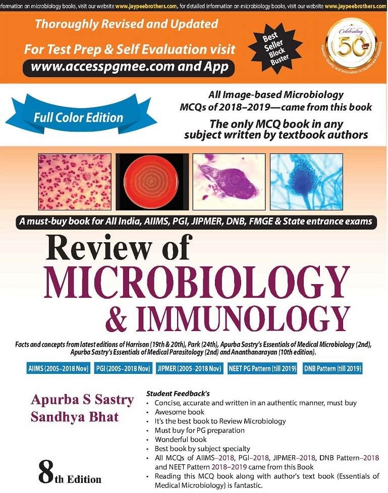 Review of Microbiology & Immunology Paperback โ 1 March 2019