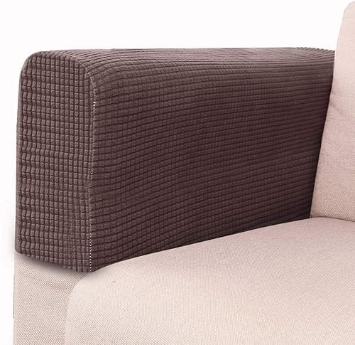 Miniatura 56 de Protectores universales para reposabrazos de silla, funda elástica para reposabrazos de sofá, protector elástico para sofá reclinable, sofá biplaza