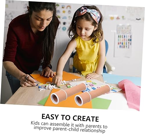 Miniatura 4 de ibasenice Kit de caleidoscopio de 6 juegos de bricolaje de caleidoscopio, kits de bricolaje para niños, juguetes para niños, materiales de