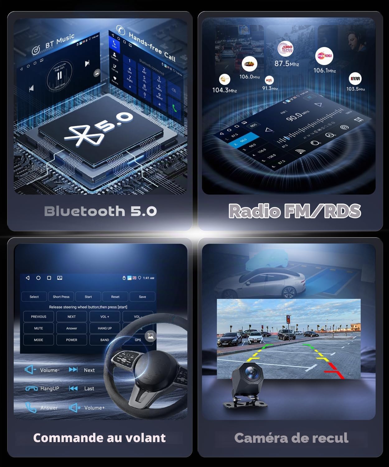 VECHTEL 4G+64G Autoradio Android 15 pour Suzuki SX4 2006-2013 Fiat Sedici 2005-2014, 9 Pouces HD Écran Tactile avec Carplay Android Auto sans Fil GPS Wi-FI USB Bluetooth 5.0 FM RDS Radio Caméra