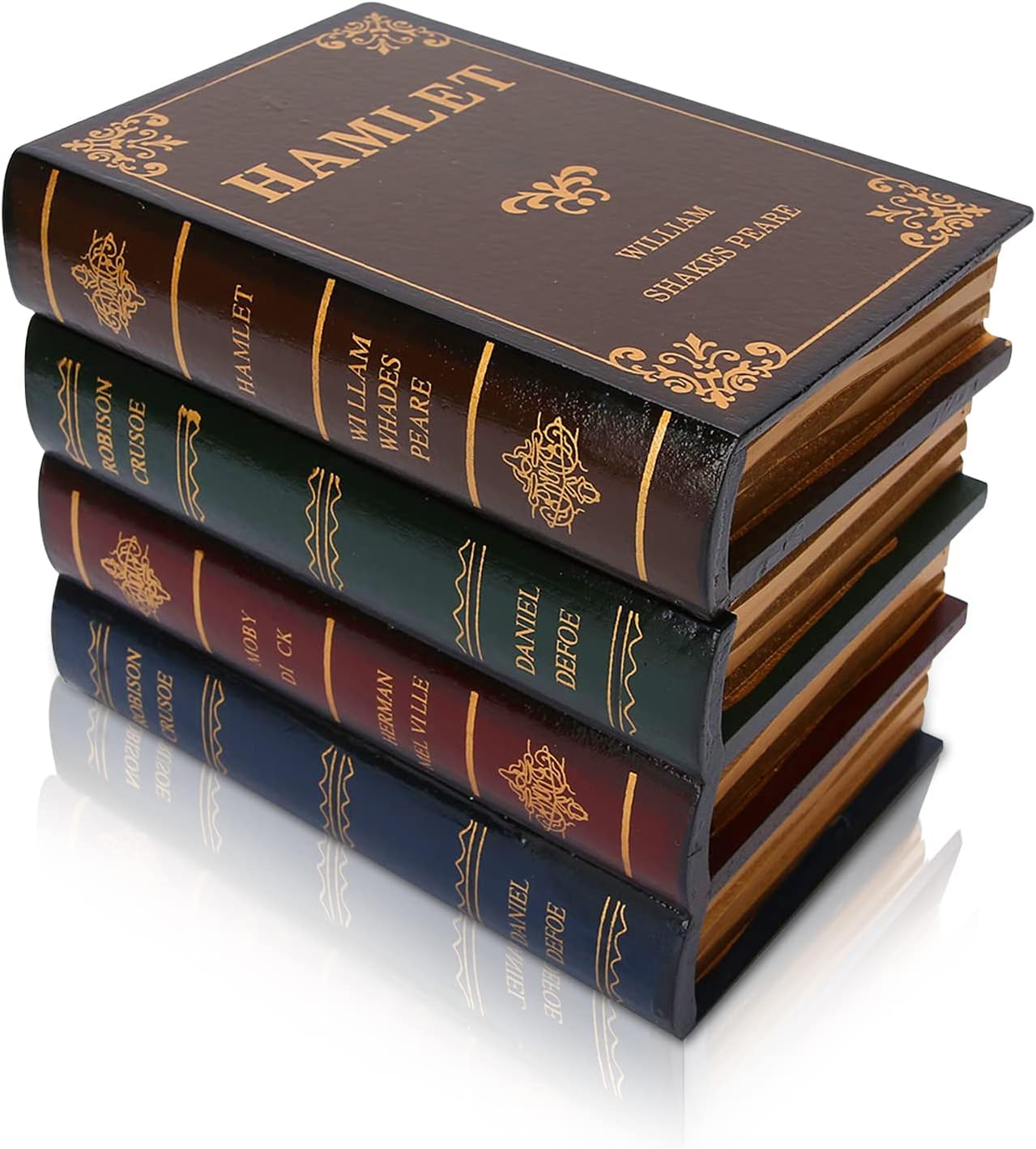 SUQ 3er Set Deko Buch Boxen - Magnetische Aufbewahrung LOVE AT HOME