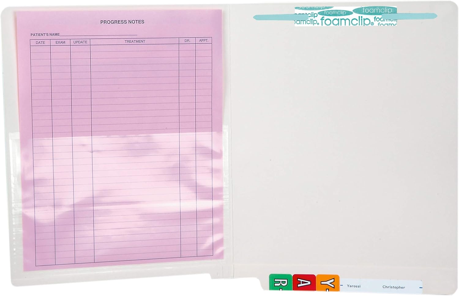 tabbies Clear Self-Stick Poly Pocket, 100/Box, Easily Add a Pocket To Anything, "6-1/2""w x 4-1/4""h" (54498)