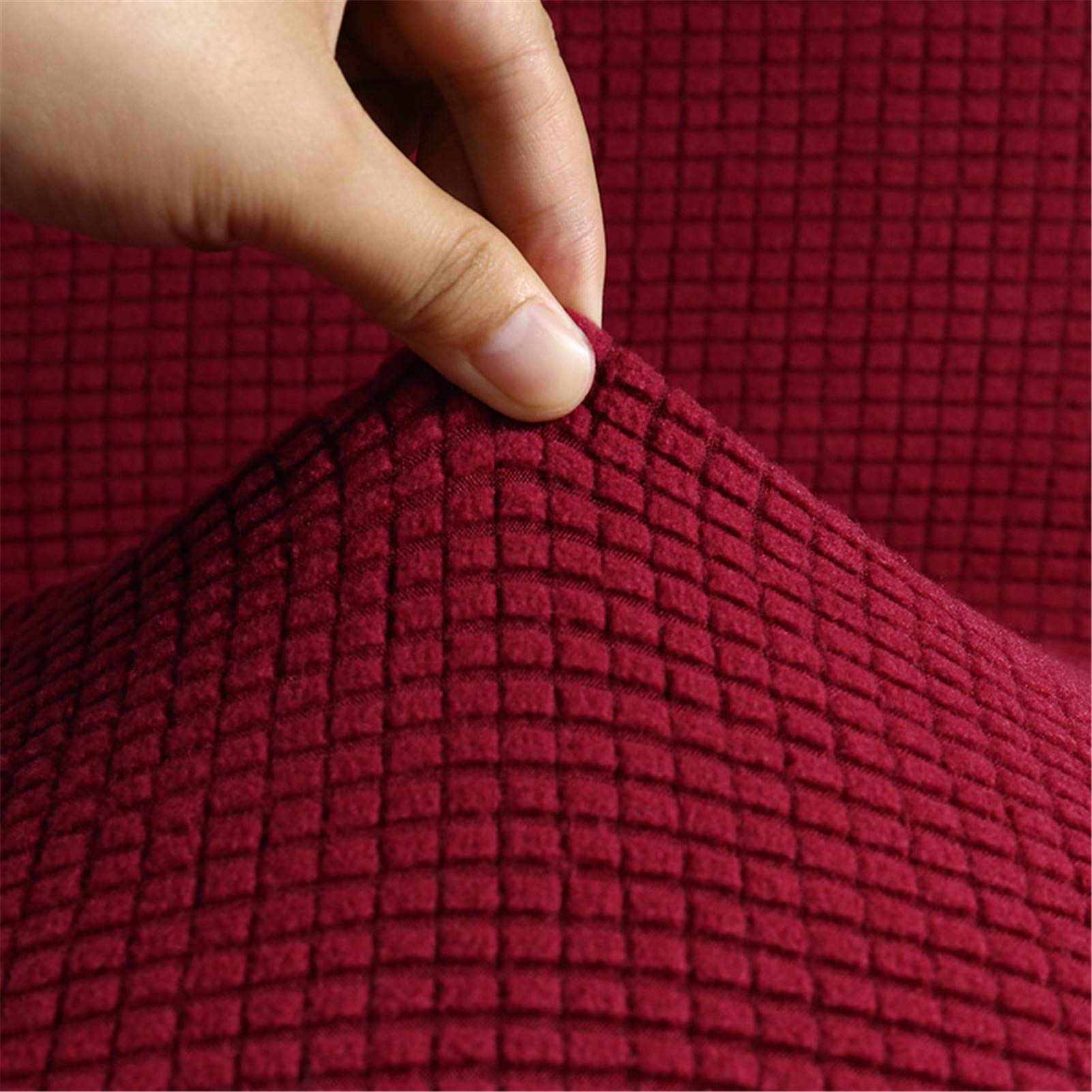 Water Repellent Sofa Covers 3 Seater High Stretch 1 Piece Couch Cover for Dogs Universal Sofa Slipcover Non Slip Furniture Protector Jacquard Spandex Fabric (4,3-seater 195-230cm)