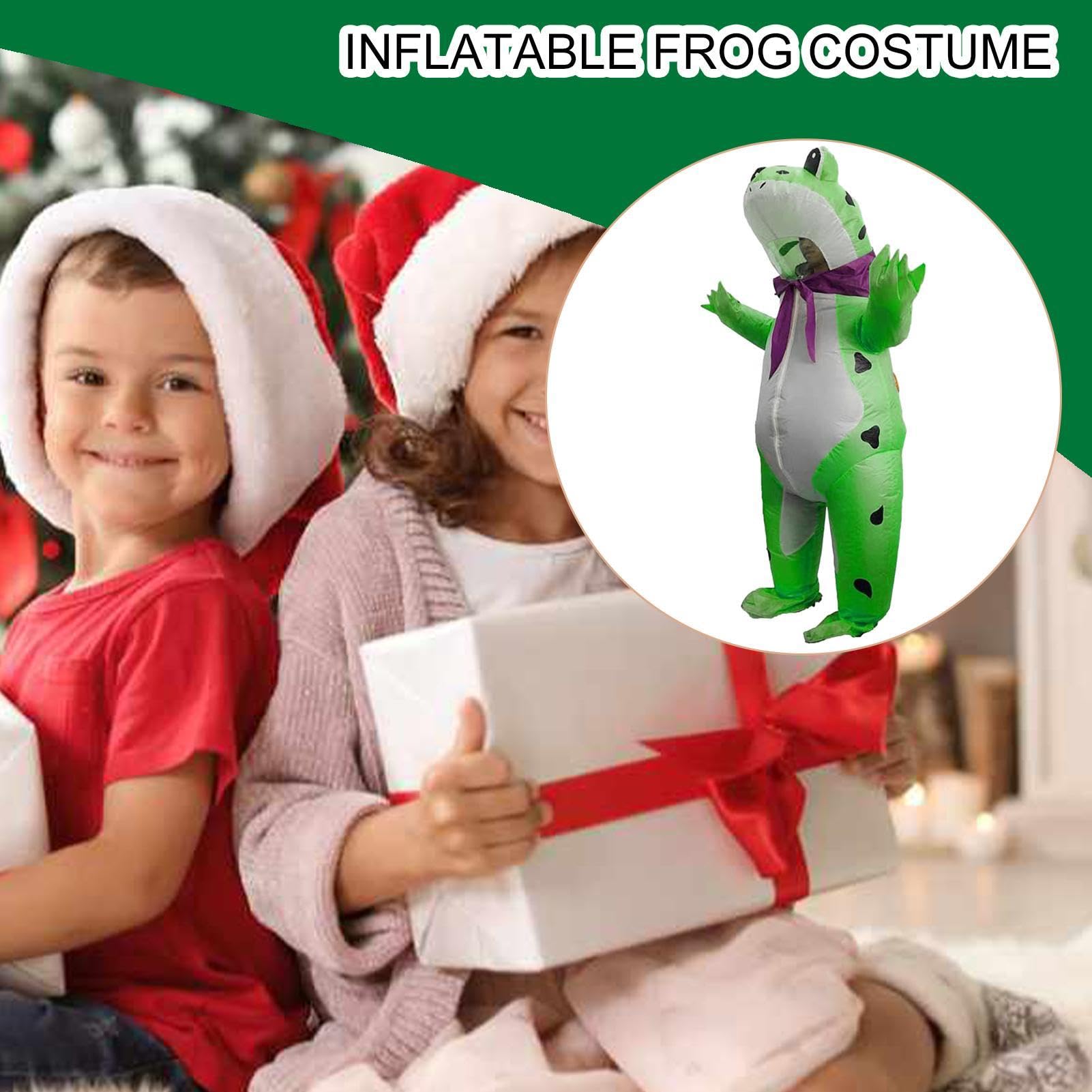 Żaba w kostiumie na Halloween,Żaba w kostiumie na Halloween wodoodporny | Kostium dmuchanego powietrza Dla mężczyzn kobiety dorosły Halloween Christmas Party Cosplay wysadzić nadmuchi