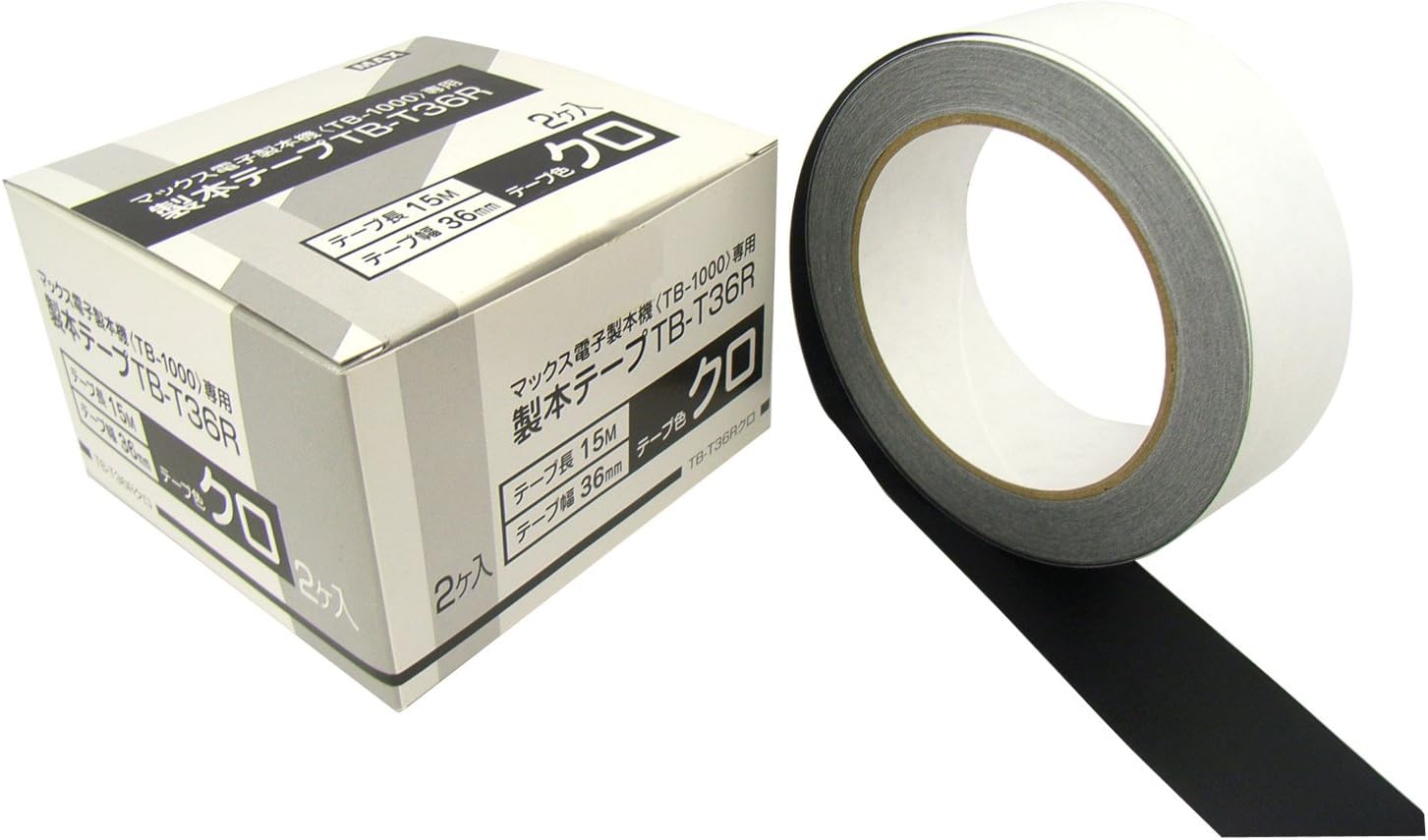 Max TB-T36R Tape for Binding TB-1000A, Black