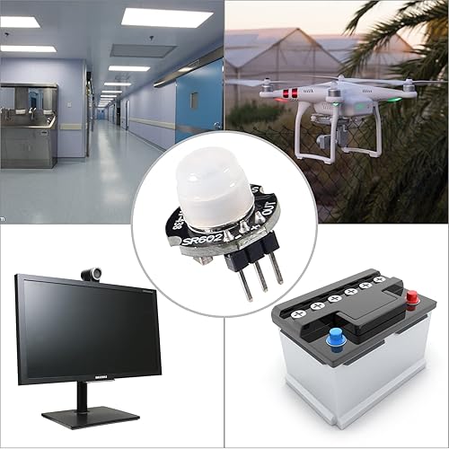 Miniatura 7 de AITIAO 5 unids SR602 sensor de movimiento detector módulo mini piroeléctrico infrarrojo sensor interruptor alta sensibilidad para electrónica DIY