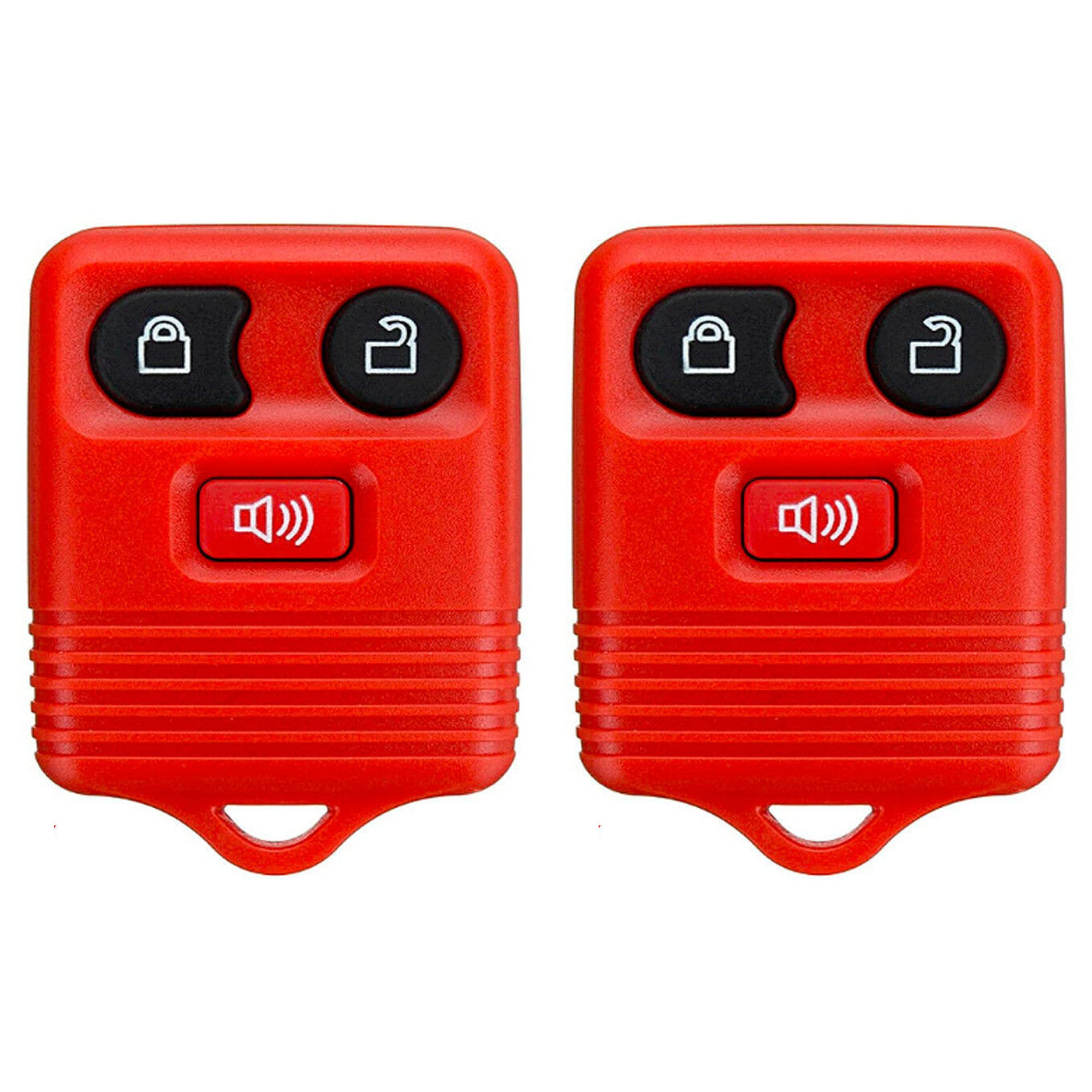 2X New Replacement Keyless Entry Remote Control Key Fob Compatible with & Fits for Ford 2L3T-15K601-AB