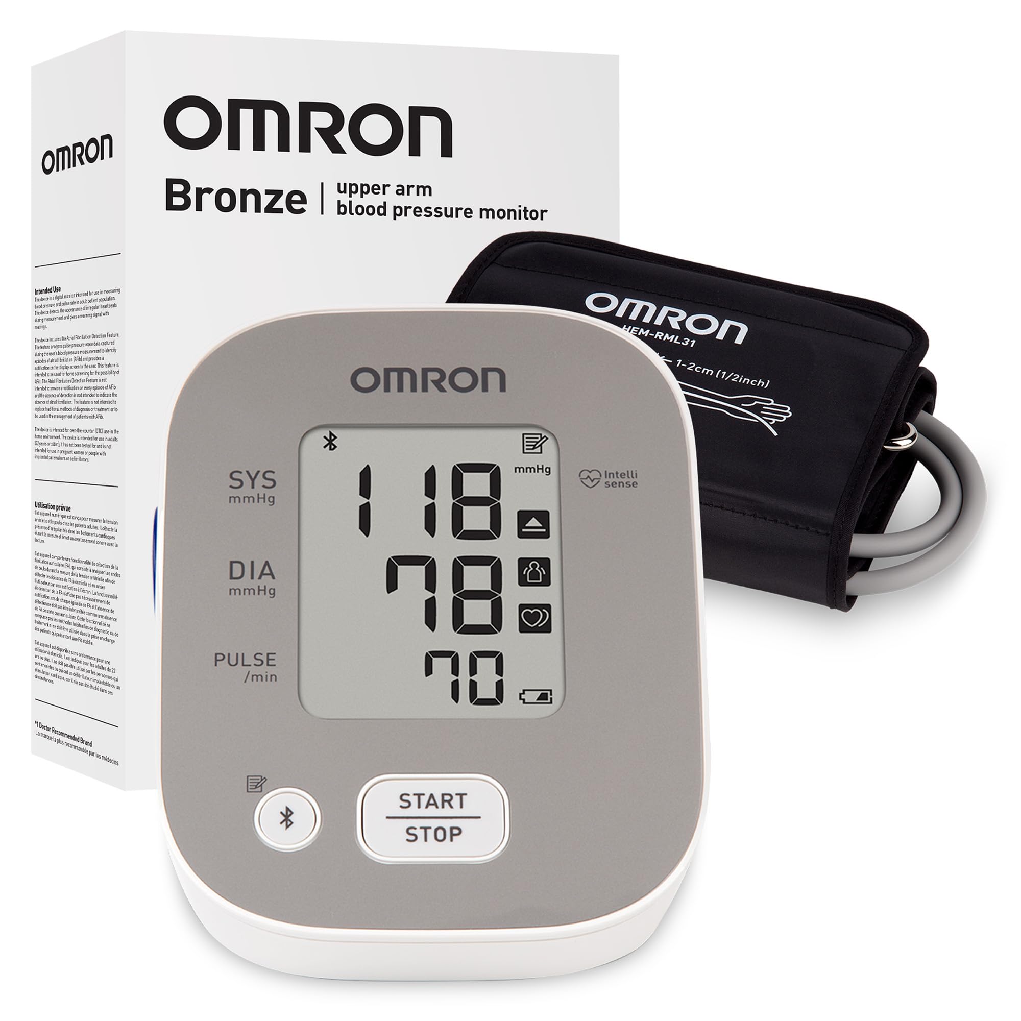 OMRON Bronze Upper Arm Blood Pressure Monitor Clinically Validated