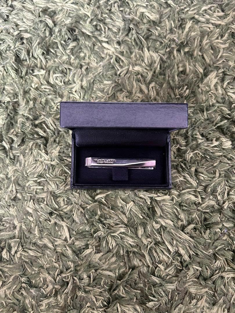 Burberry Black Label ネクタイピン シルバー BURBERRY BLACK LABEL ブラックレーベル クレストブリッジ