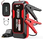 S ZEVZO ET03 Car Jump Starter 4000A Jump Starter Battery Pack for Up to 8.0L Gas and 7.0L Diesel Engines, 74Wh Portable 12V Jump Box with USB Ports, LCD Display, Storage Case, and LED Light
