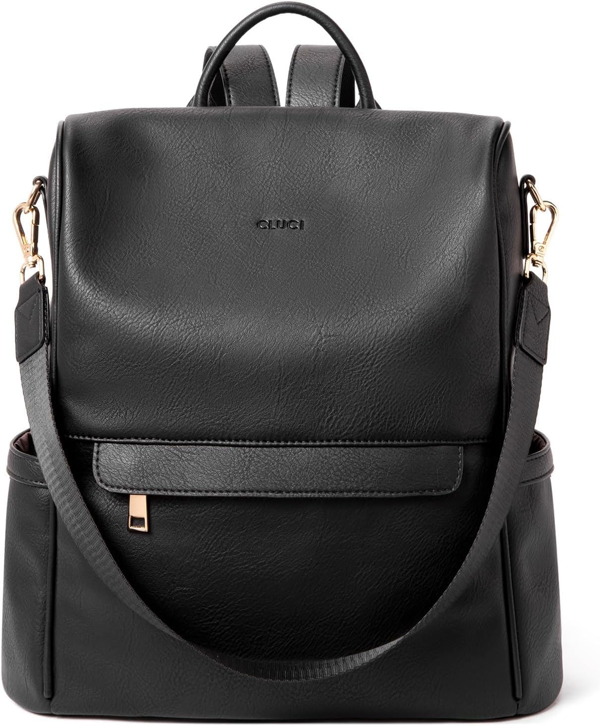 CLUCI Backpack Purse for Women Leather Anti-theft Large Fashion Designer Travel Ladies Shoulder Bags