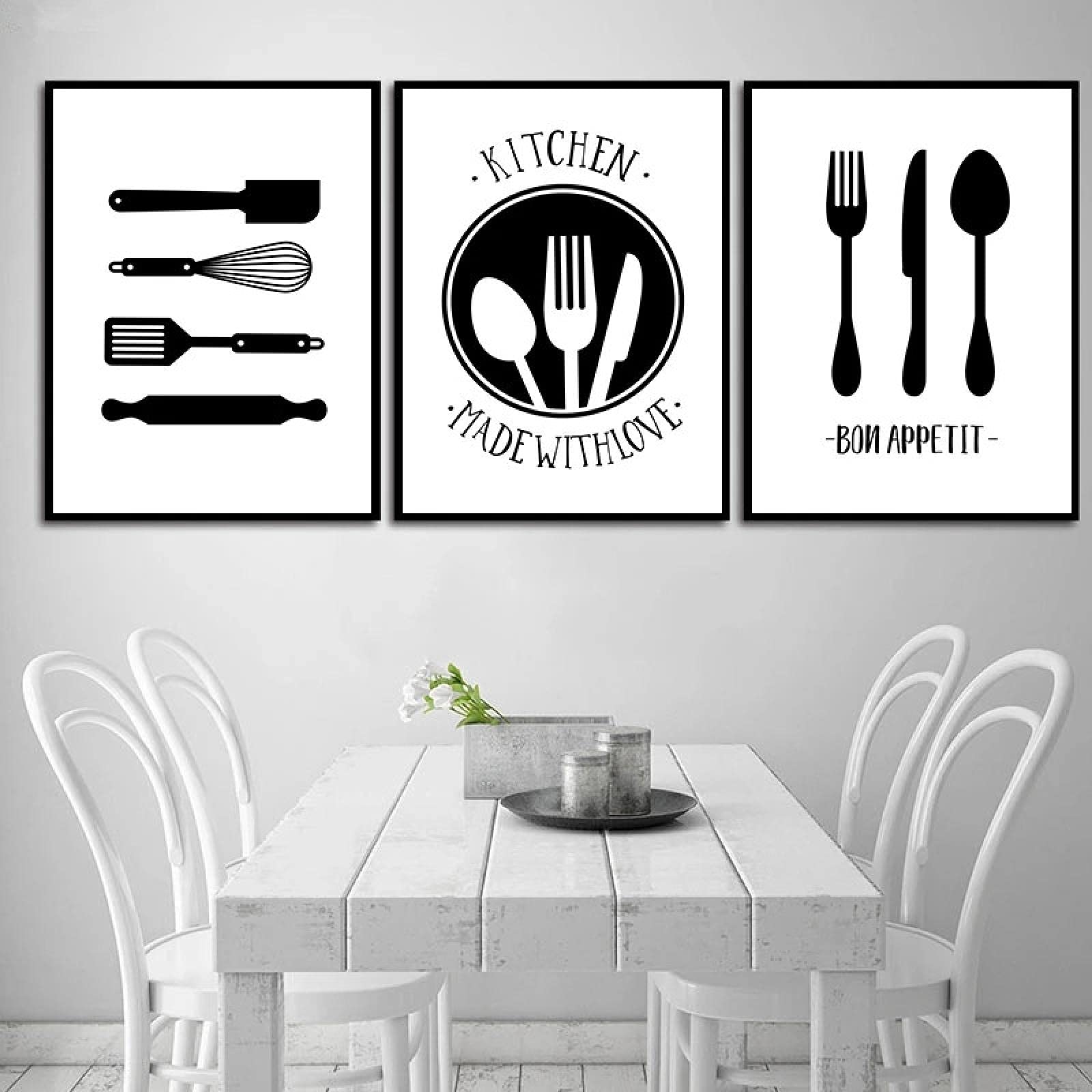 Affiches et Impressions Cuisine avec Amour pour Déco Salon