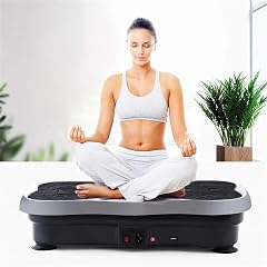 Vibration Plate - Multi Function Toning Machine Maximum Load of 150kg Remote Control Vibration Fitness Trainer -Intelligent Control