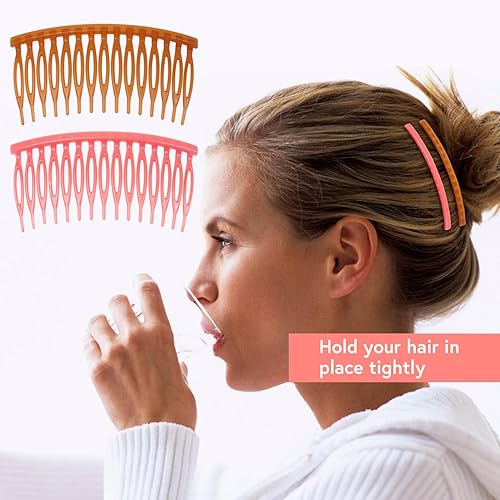 Miniatura 3 de Peine lateral para el cabello para mujer, peine giratorio para el cabello, pinzas para el cabello, accesorios para el cabello, peine decorativo para