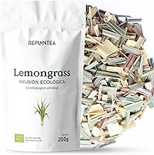 REPLANTEA Organic Lemon Grass Infusion (Lemongrass) 200g | Refreshing and Digestive Citrus Tea | Natural Detox Ingredient | Cymbopogon Citratus Bulk