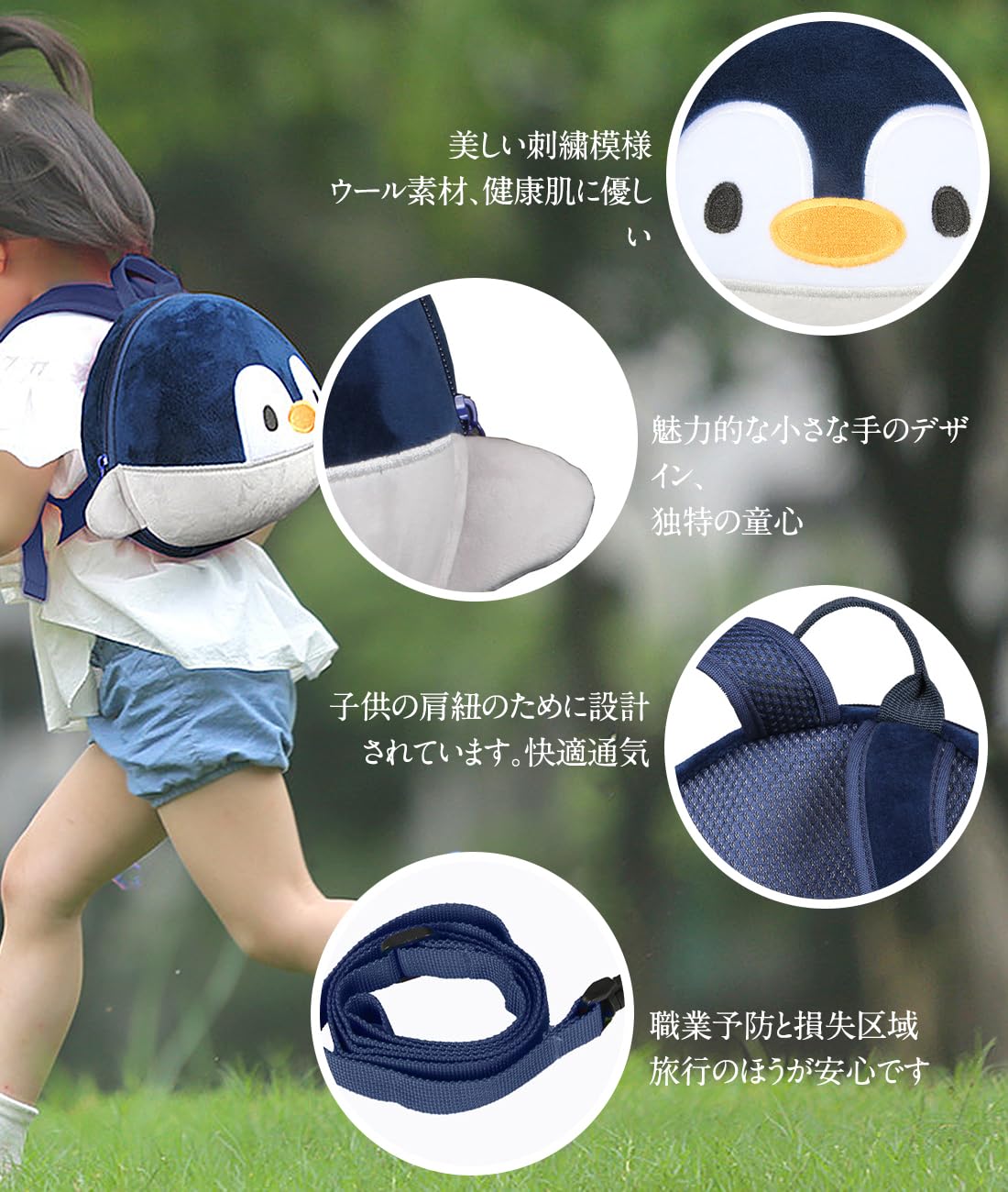 Amazon.co.jp: 動物用リュック 迷子防止リュック 取り外し可能なロープ