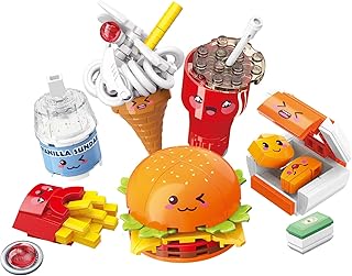 Keepplay Bloco de Montar Set Build & Fun Fast Food