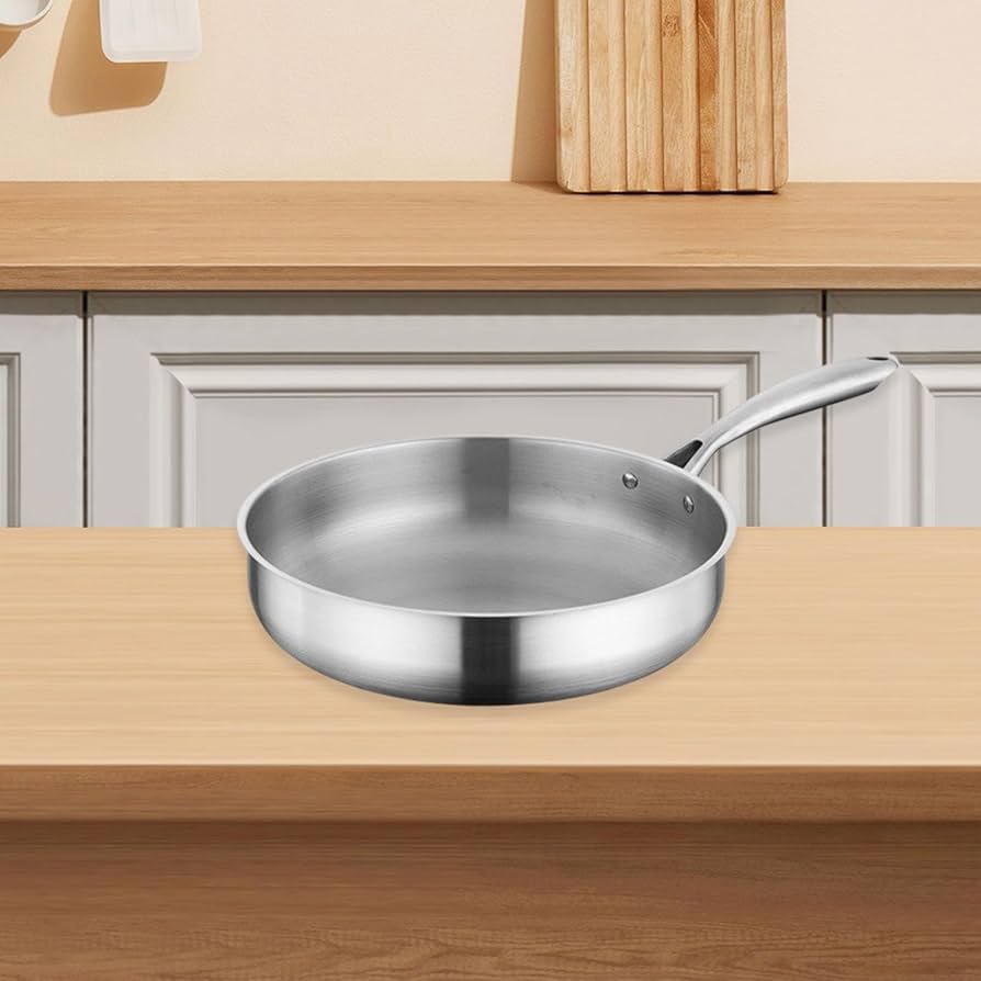 ぱんフライド Amazon | KLKCMS ステンレススチールフライドパンステーキ