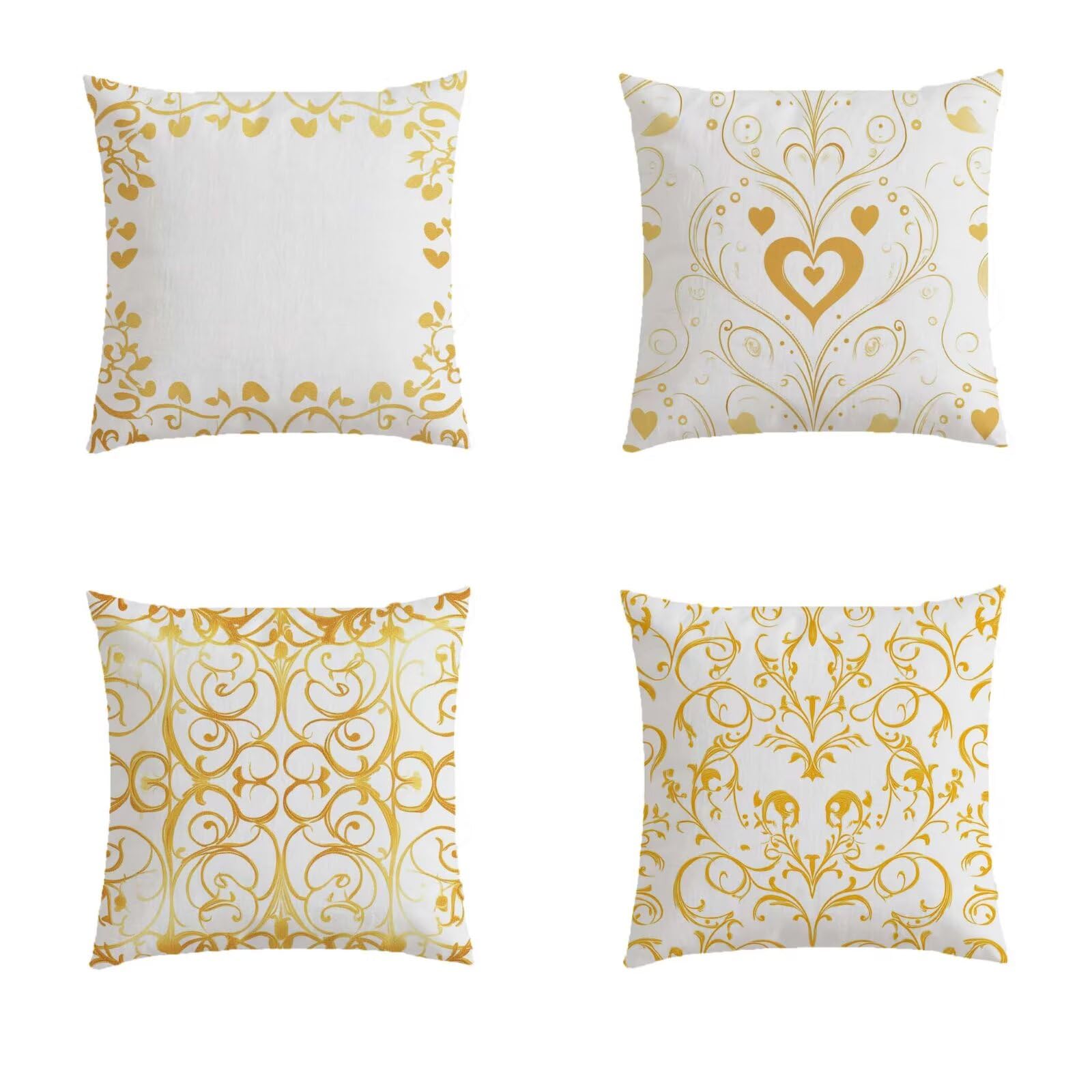 Salon de jardin extérieur ensoleillé avec la housse coussin 60x60cm jaune bohème