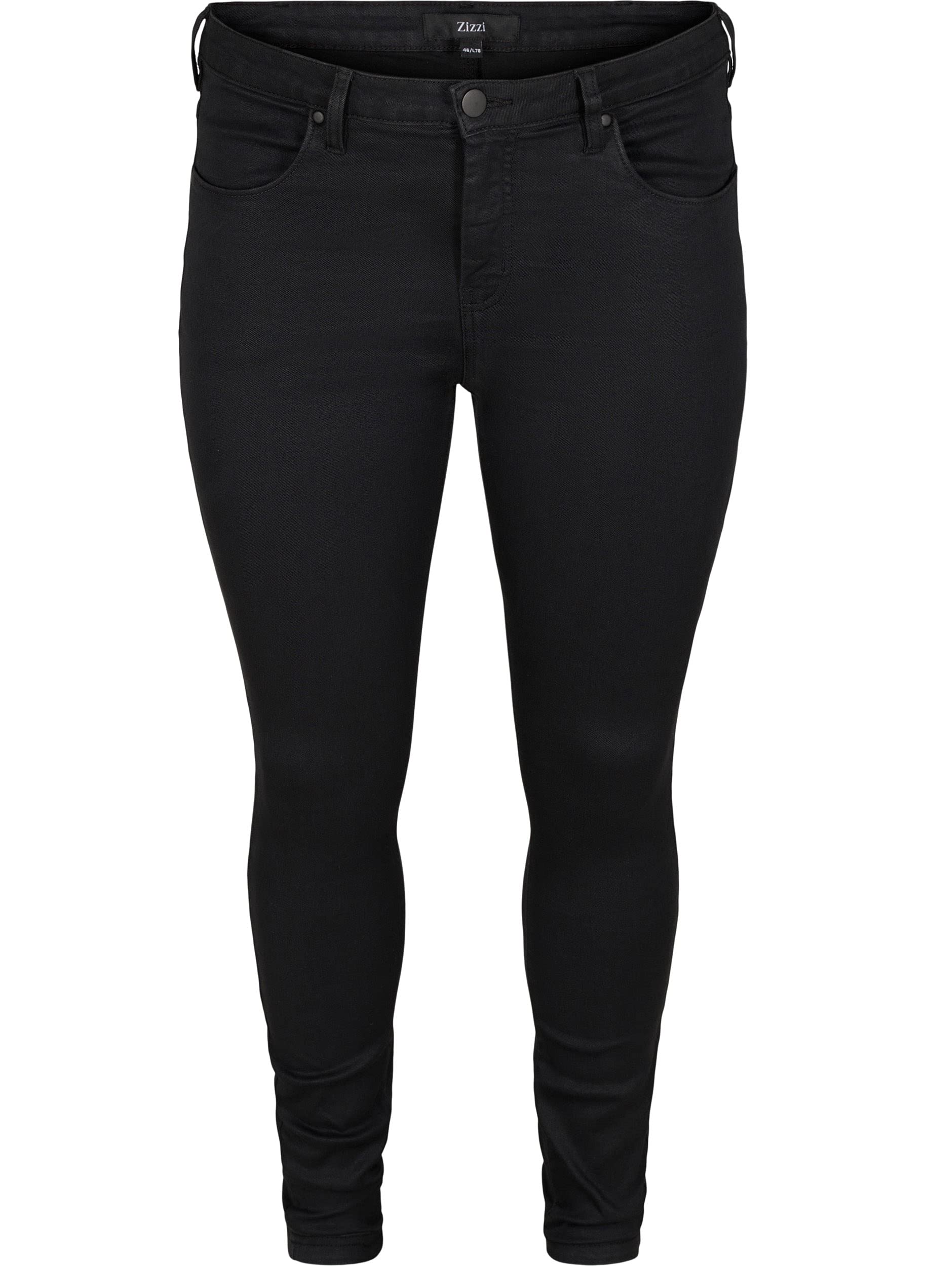 Zizzi Amy Skinny Jeans Damen Große Größen - High Waist - Slim Fit - Bequeme Hose aus Baumwollmischung mit Stretch-Anteil - Plus Size Damenjeans Größe 42-60