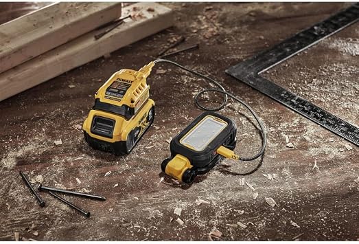 DEWALT LED Light, Powerful and Compact Work Light, Magentic Handle, USB-C Rechargeable (DCL182)