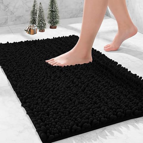 Bathroom Rugs Non Slip Washable 32x20, Extra Thick Soft C...