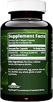 Vista 2 de MRM – Vegan Vitamina D3, cumple con calcio y la salud ósea necesidades (5000iu 60 Count)