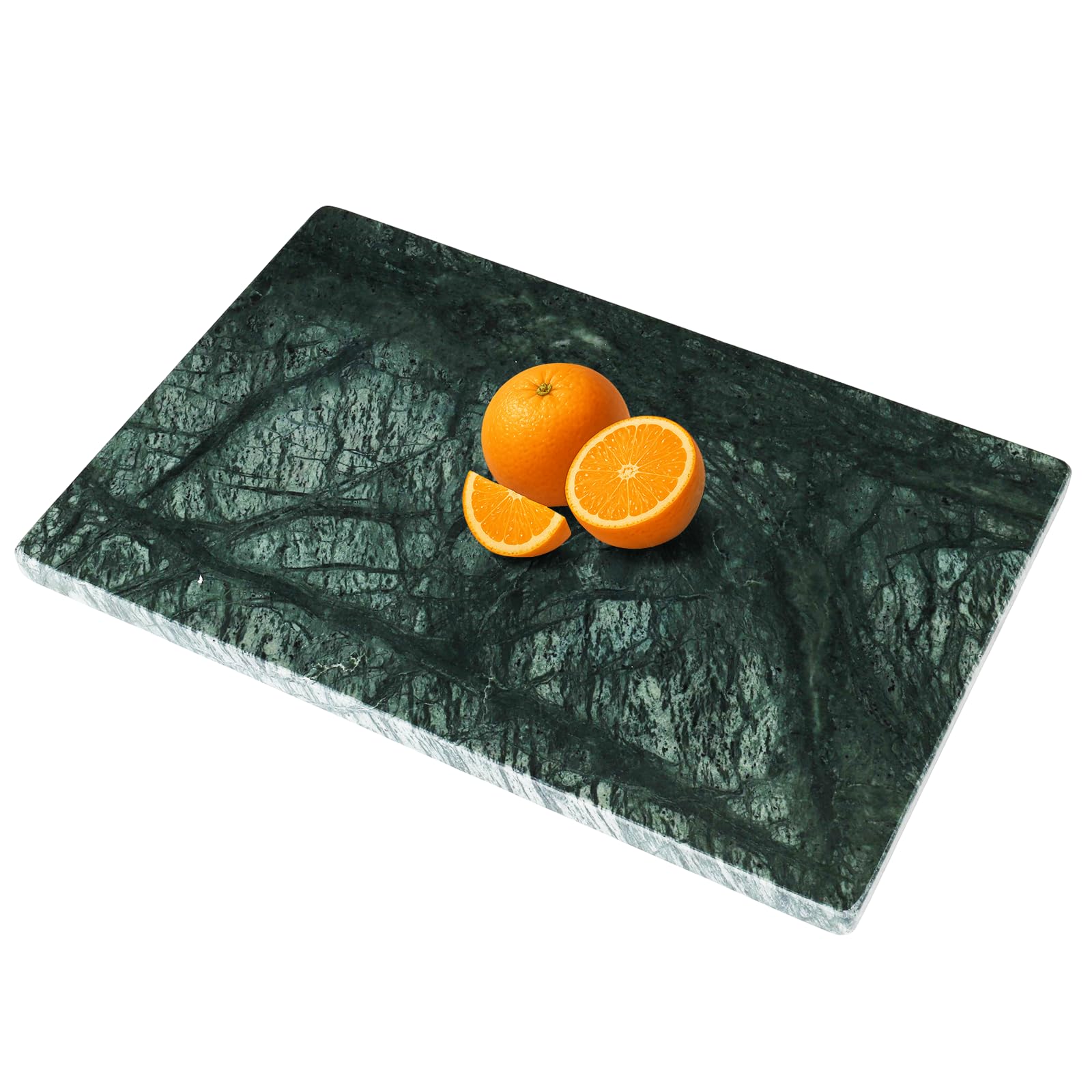 PracFit Marble Cutting Board for Kitchen- 12 * 8 Inch Handcrafted Marble Slab for Cheese, Charcuterie &Pastry & Deli – Non-Slip Feet,Rectangular