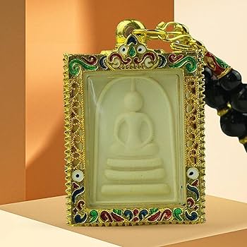 Amazon.co.jp: タイのお守りペンダント Phra Somdej 仏 タイ寺院
