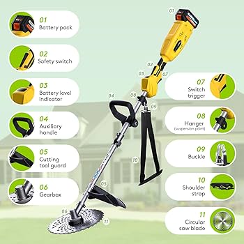 Amazon.com : 3 in 1 Electric Weed Wacker, 21V 10