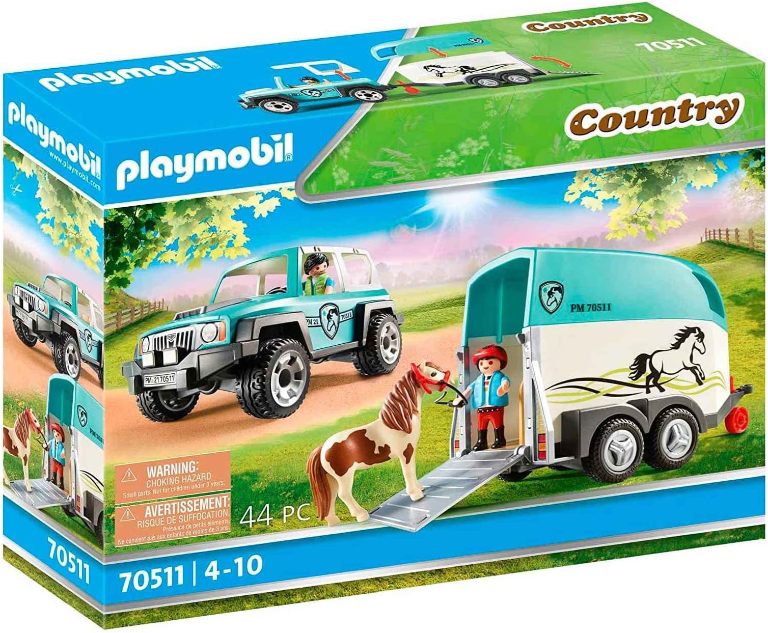 Playmobil 70511 Car with Trailer Figure Toy