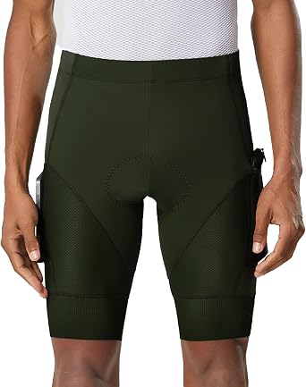 YKYWBIKE Cycling Shorts Men with Pockets,4D Padded Bike Shorts for Men,Biker Short UPF 50+ MTB Bicycle Road Biking Short