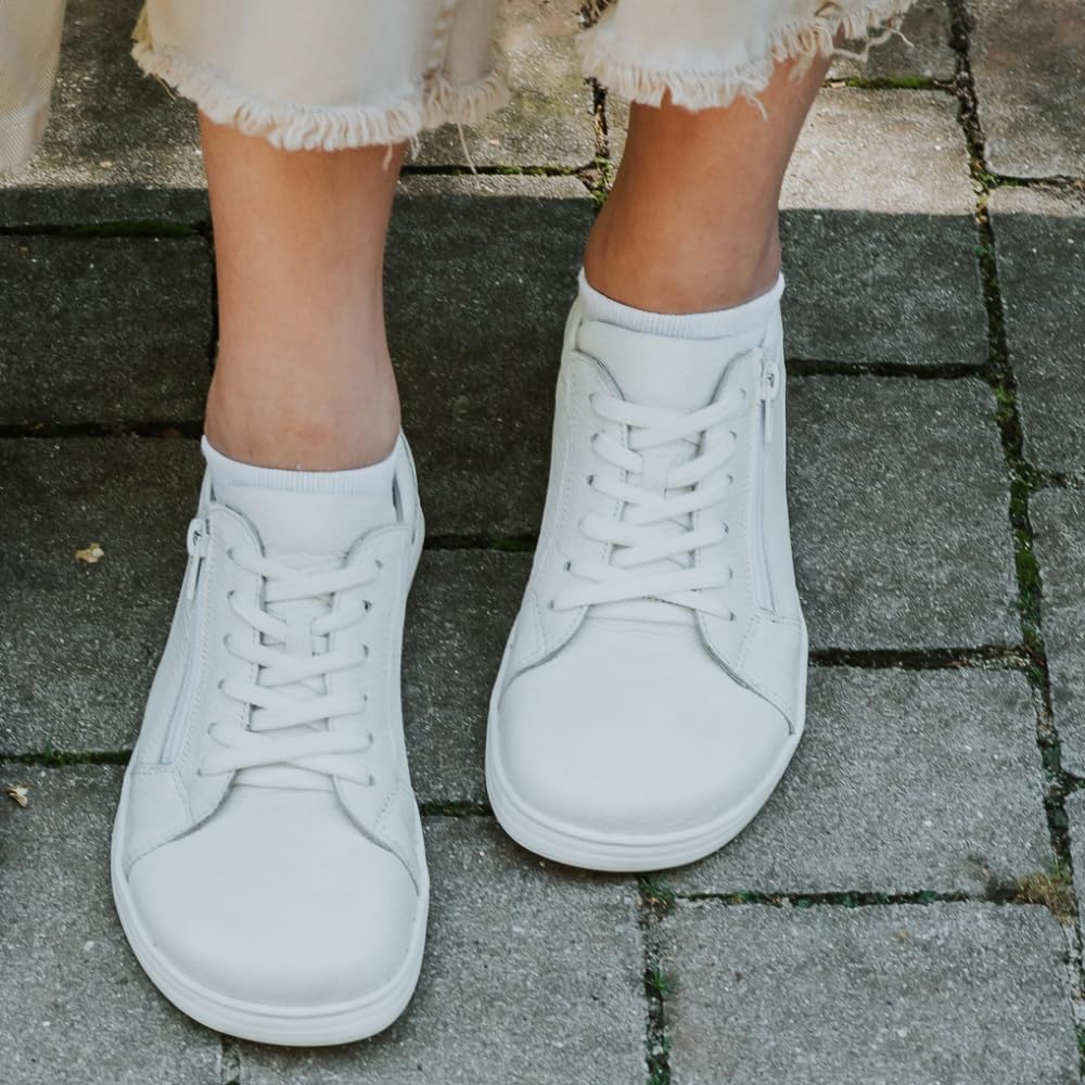 Magical Shoes Barfußschuhe für Damen & Herren, Minimalschuhe atmungsaktiv, Halbschuhe Ultraleicht, minimalistische Schuhe, Schnürschuhe extrem leicht, Barefoot Shoes, Echo