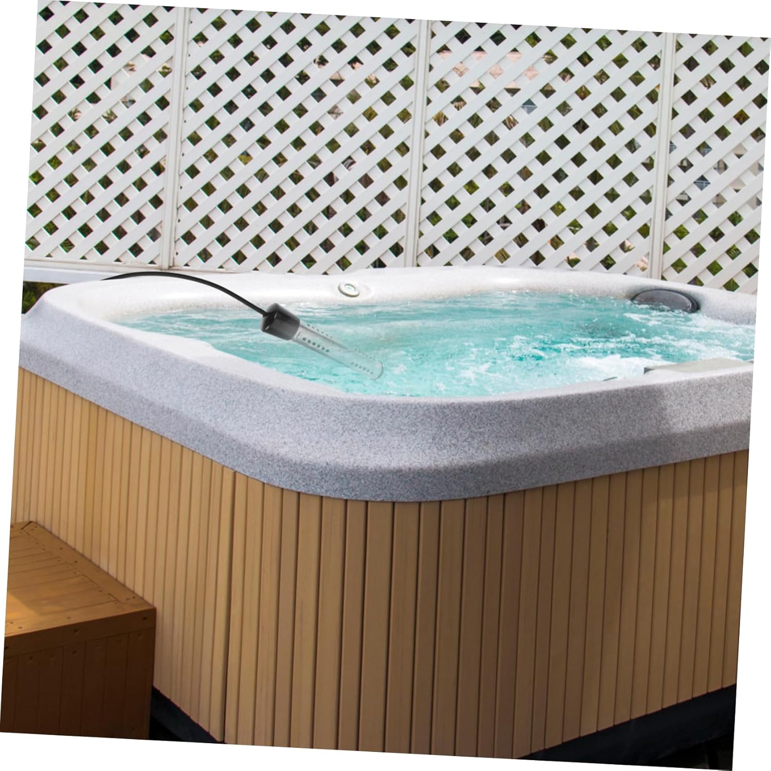 1Set Electric Water Heater Stick Portable Heater for Bathtubs Saunas Pools Automatic Safe Fast Heating US Plug