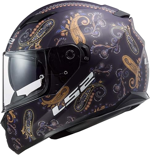 Vista 18 de LS2 Helmets - Casco integral Stream Street Negro -,negro rojo,Verde Fallout,Mate negro,Camaleón Serpiente,Speed Demon,Blanco,Glow Blue Hashtag,Ninja