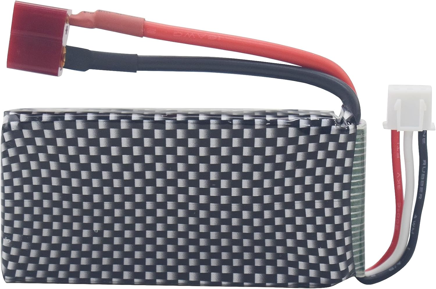 sea jump 2PCS 7.4V 1600mah T-Head High-Rate Lithium Battery for 9125 25-DJ02 S920 S921 1:10 High-Speed Off-Road Vehicle Backup Battery