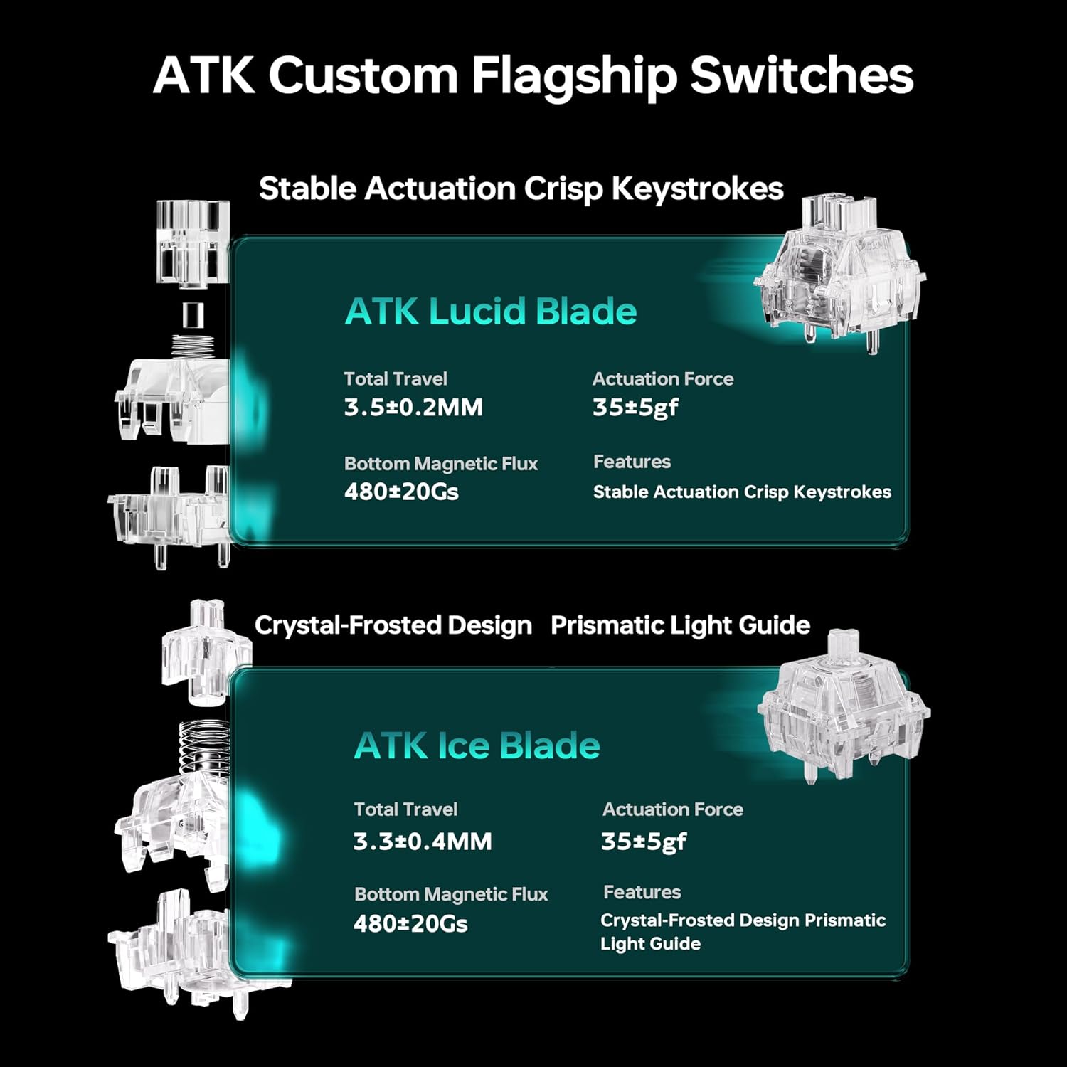 ATK Custom Flagship Switches Specifications