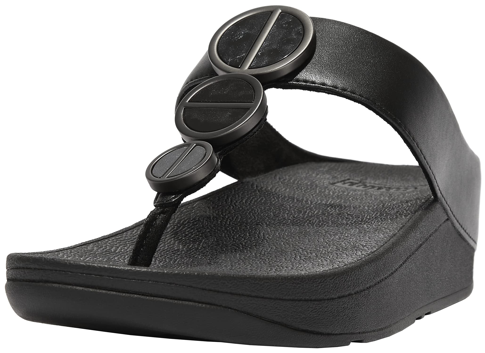 FitFlop Women's LULU Suede Toe-Post Sandals | Lightweight Summer Walking Sandals with Cushioned Comfort, Arch Support &amp; Grip