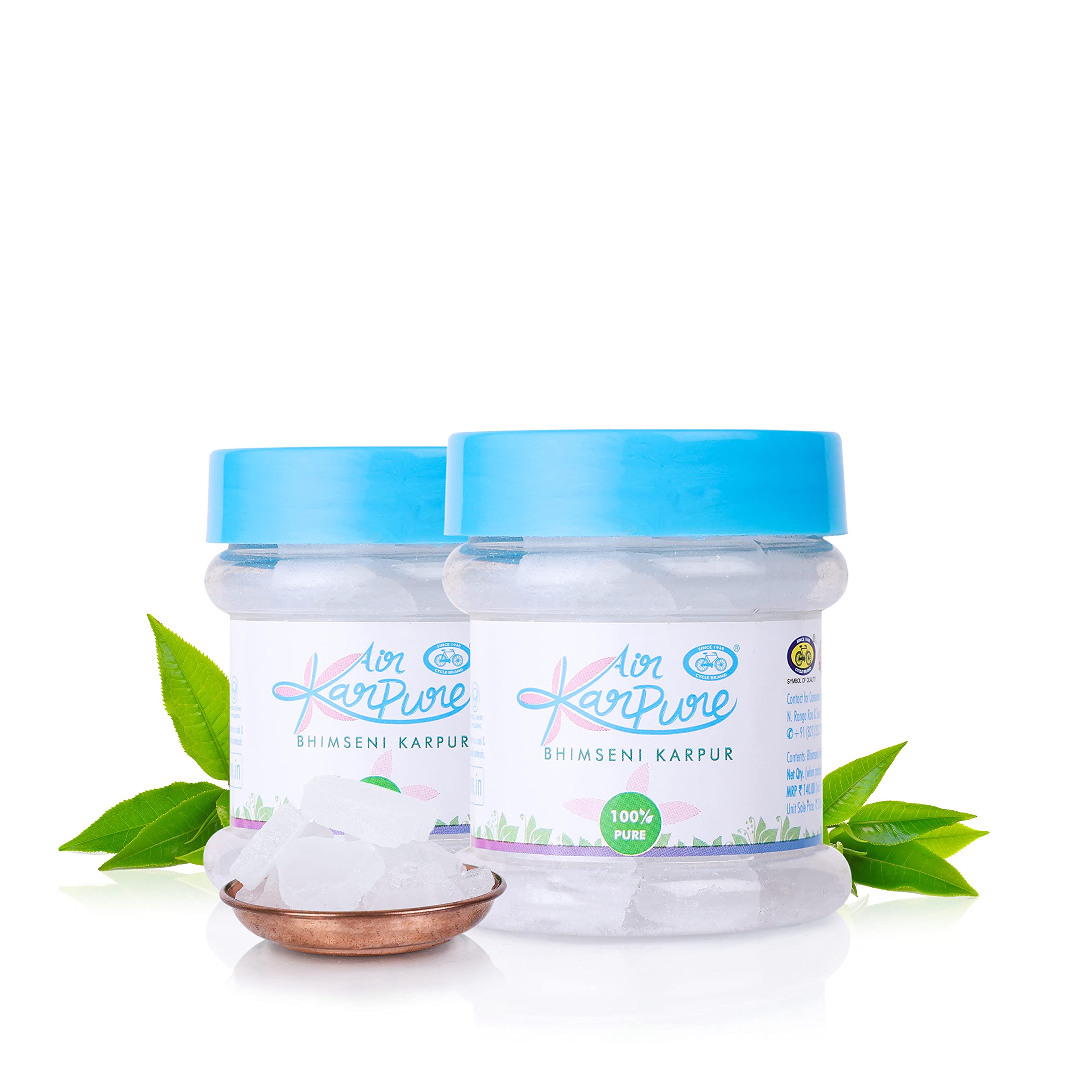 Cycle Pure Karpure Bhimseni Camphor Original, 50Gm, Pack Of 2, 100% Pure Kapoor, Bhimseni Kapoor Original For Divine Puja Experience, Use With Camphor Electric Diffuser, Long Lasting Fragrance (B0BS414KT1) Amazon Price History, Amazon Price Tracker