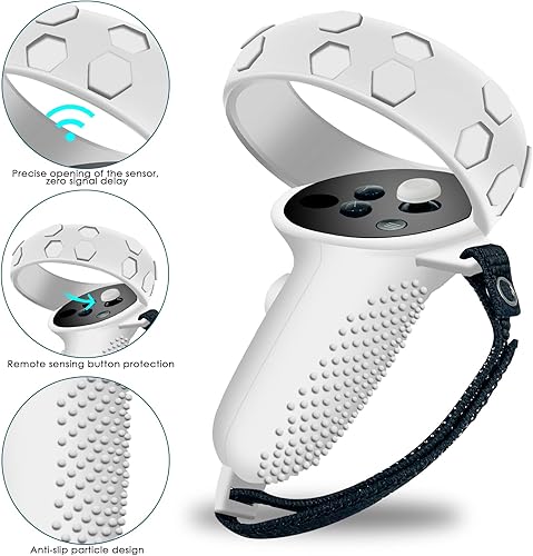 Miniatura 3 de JYMEGOVR for Oculus Quest 2 Controller Silicone Cover, Protective Case Set Accessories for Meta VR, Multi Colors Soft Shell Skin