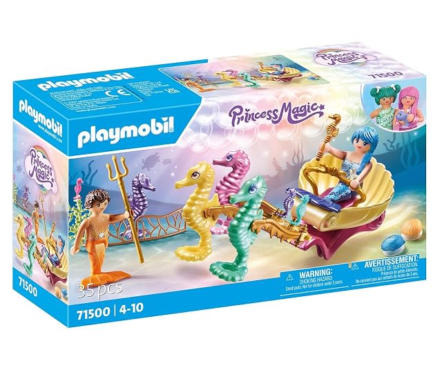 PLAYMOBIL Princess Magic 71500 Sirenas con caballitos de mar