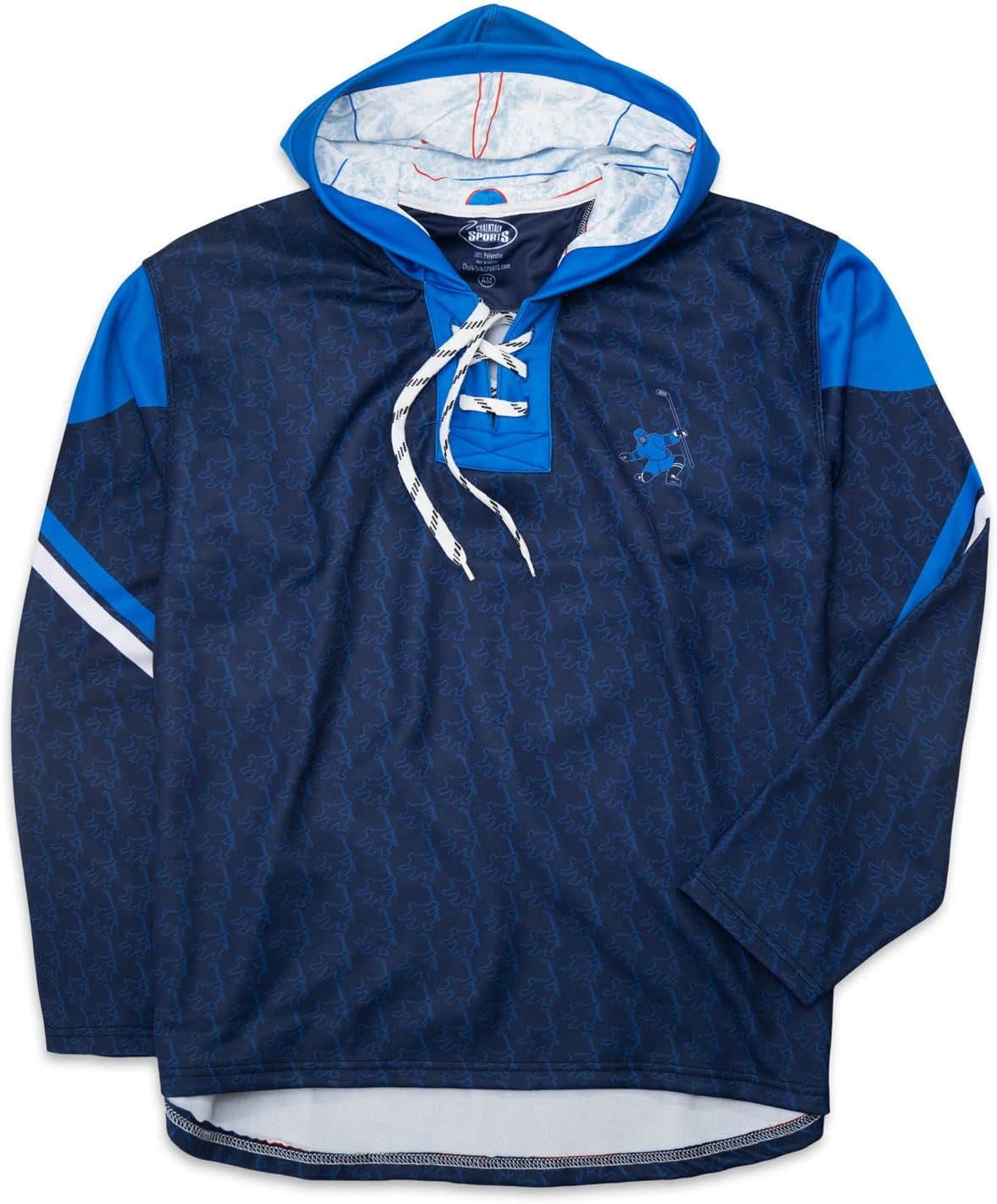 ChalkTalkSPORTS Hockey Lace-Up Hooded Sweatshirt | Celly | Adult Small at  Amazon Men's Clothing store