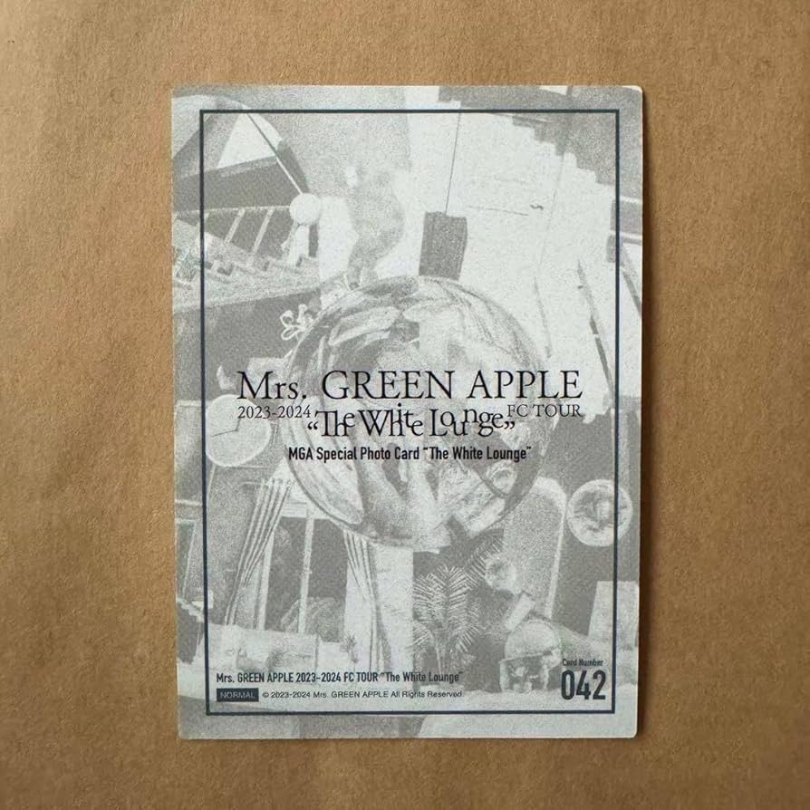 Mrs. GREEN APPLE フォトカード、トレカ MGA Special Photo Card Set “LANDMARK IN HARAJUKU” – Mrs