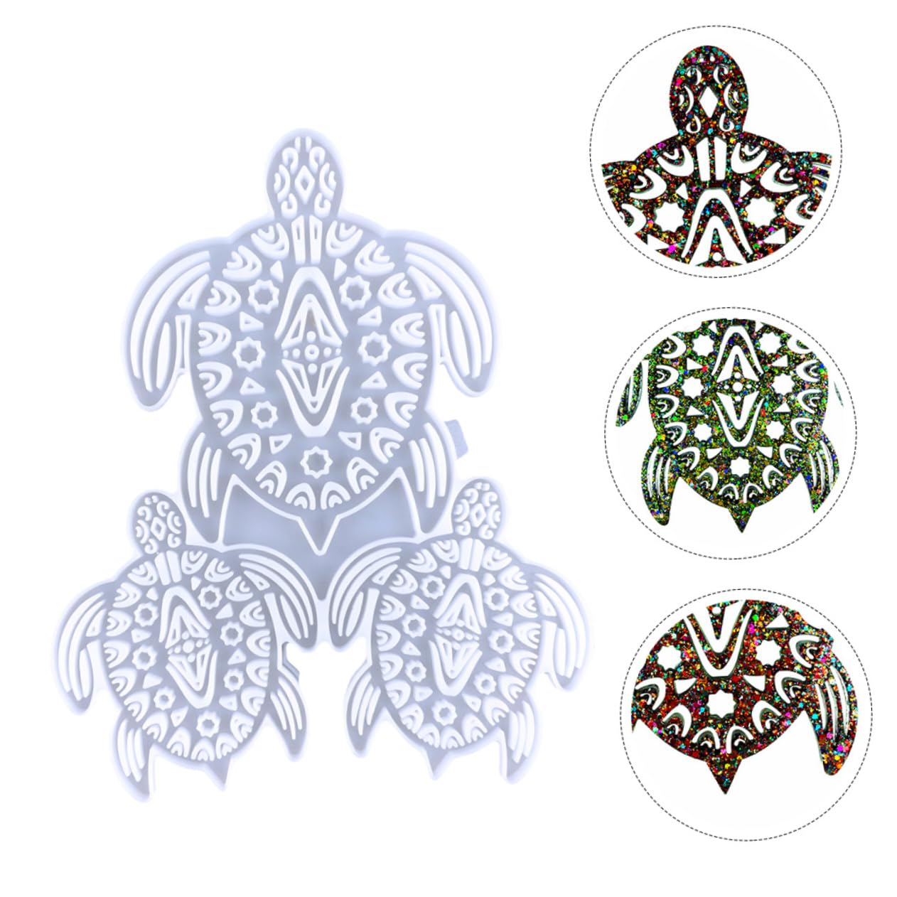 TEHAUX Stampo Silicone Forma Di Per Kit Fai Da Te Materiale Sicuro e Flessibile Facile Da Pulire e Riutilizzabile Decorazione Per Ornamenti Murali Creativo Per Hobby