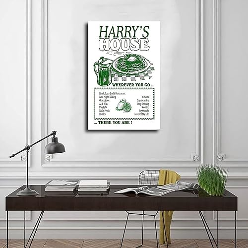 Miniatura 3 de YEZLH Harry - Póster de estilo Harry House de álbum de música póster en lienzo para decoración de pared pinturas impresas para sala de estar