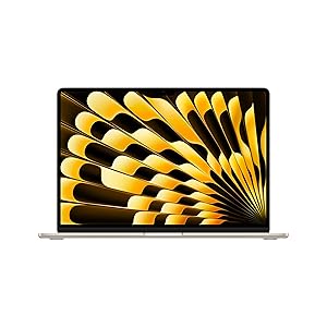 Apple 2024 MacBook Air 15-inch Laptop with M3 chip: Built for Apple Intelligence, 15.3-inch Liquid Retina Display, 24GB Unified Memory, 512GB SSD Storage, Backlit Keyboard, Touch ID; Starlight